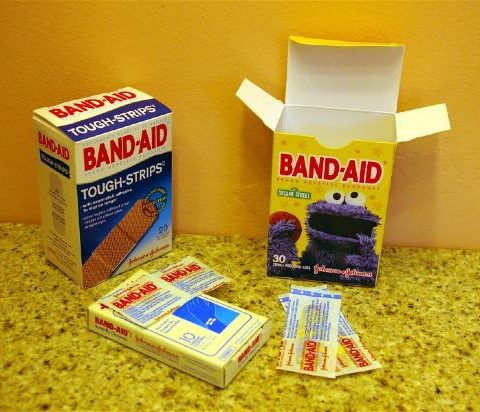 Band aid boxes